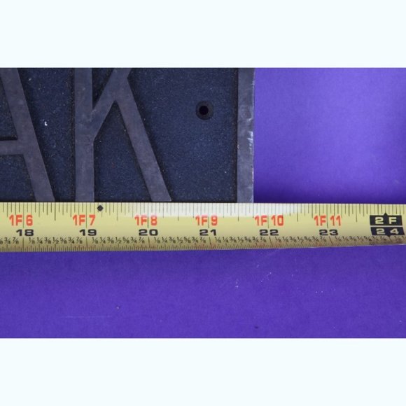 Vintage Solid copper nameplate J. G. Rajczak - Picture 3 of 5